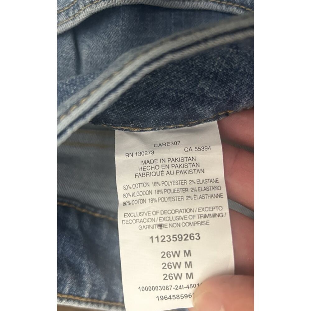NWT Lee Friction Resistant Straight Mid Rise Denim 5-Pocket 26w - Picture 5 of 7